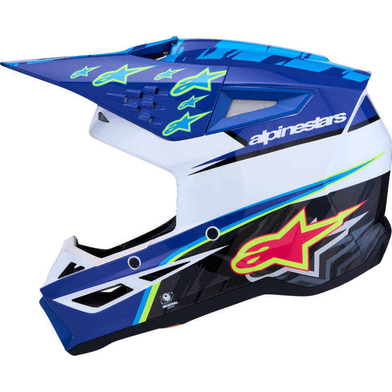 Alpinestars S-M3 Supertech Falcon Helmet - Blue/Black/Pink - Size L