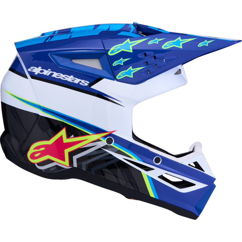 Alpinestars S-M3 Supertech Falcon Helmet - Blue/Black/Pink - Size XL