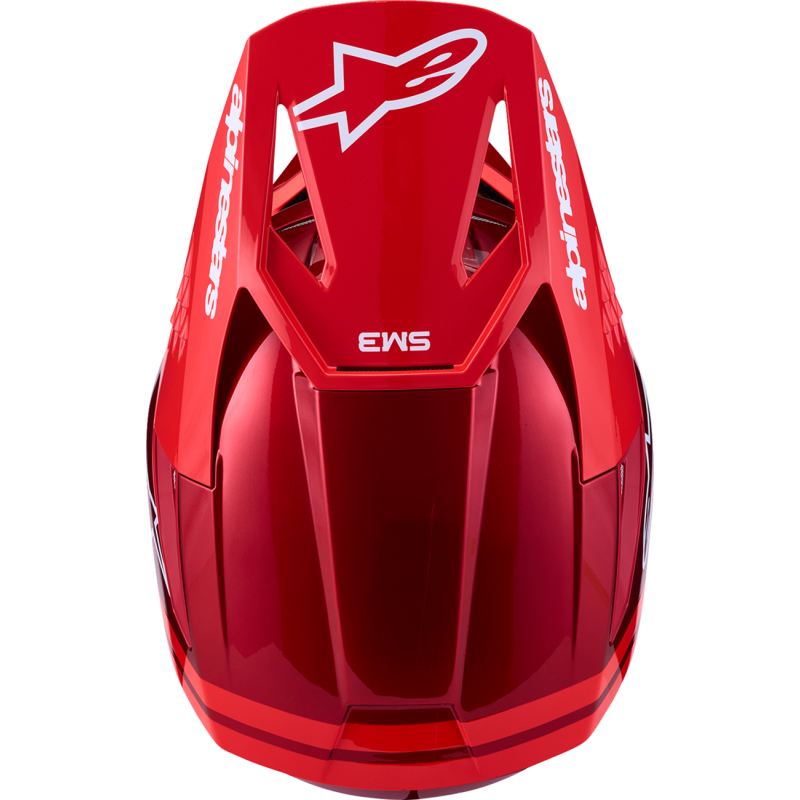 Alpinestars S-M3 Supertech Helmet - Radium - Red/White - Size S