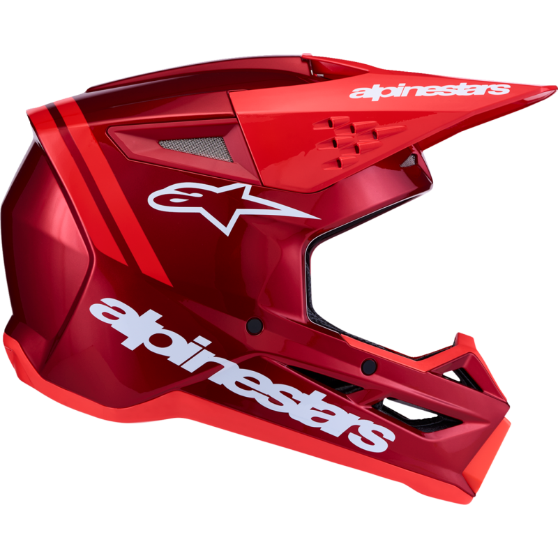 Alpinestars S-M3 Supertech Helmet - Radium - Red/White - Size M
