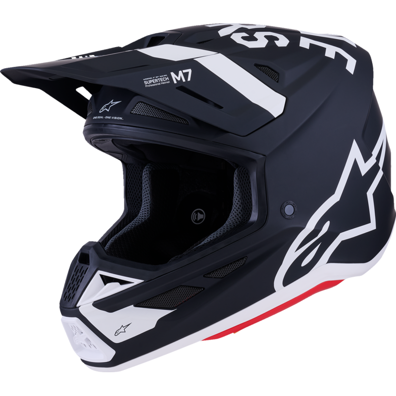 Alpinestars S-M7 Dasher Helmet - Black/White - Size XL