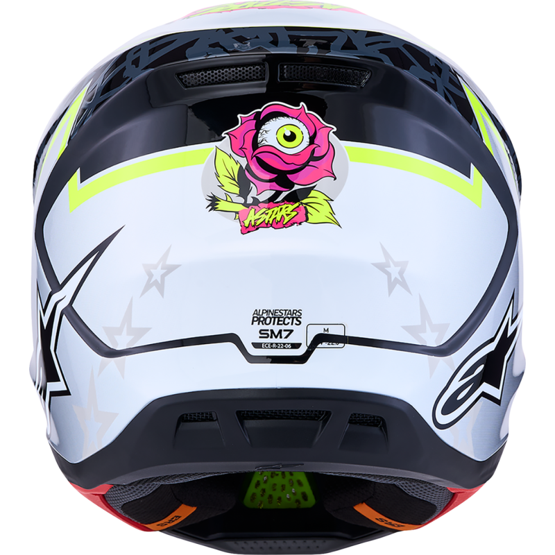 Alpinestars S-M7 Blaster Helmet - Black/Gray/Fluo Yellow - Size M
