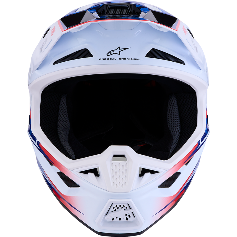 Alpinestars S-M7 Blaster Helmet - White/Blue/Red - Size S