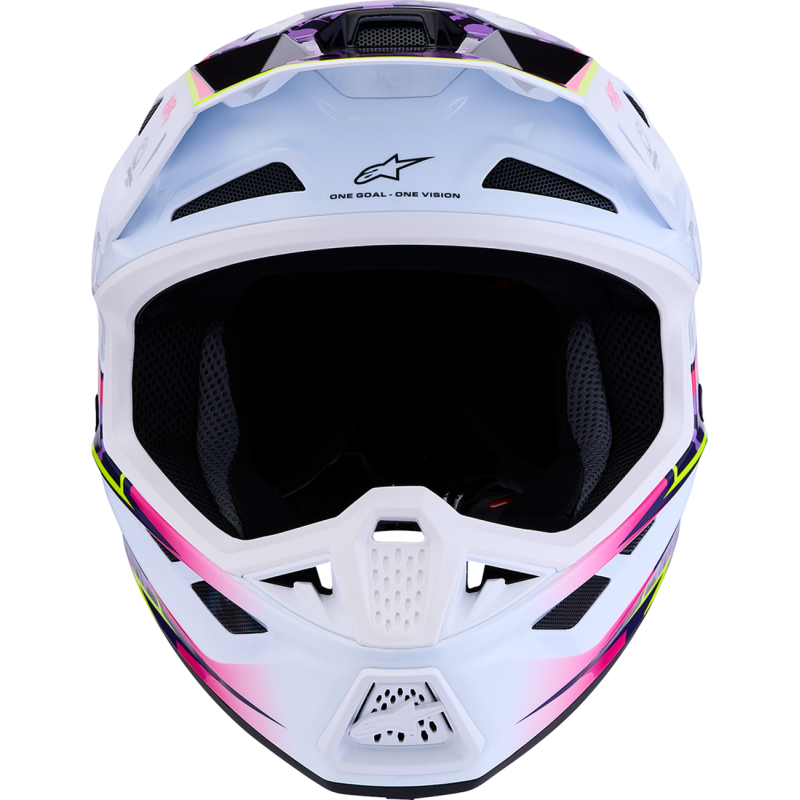 Alpinestars S-M7 Blaster Helmet - Purple/Pink/White - Size L