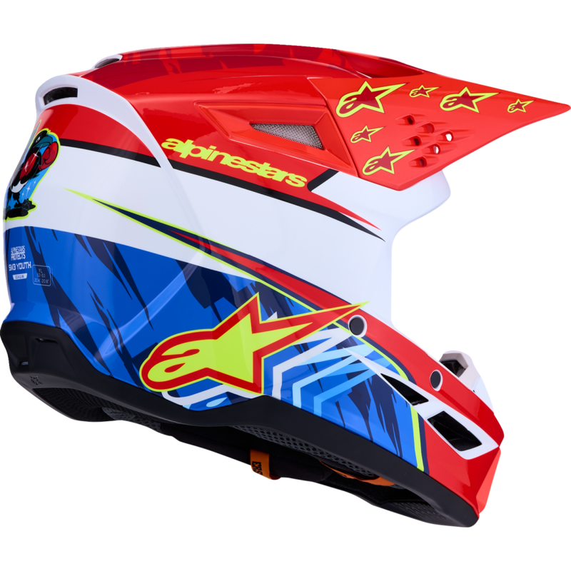 Alpinestars SM3 Youth Helmet - Falcon, Red/White/Blue, Size M