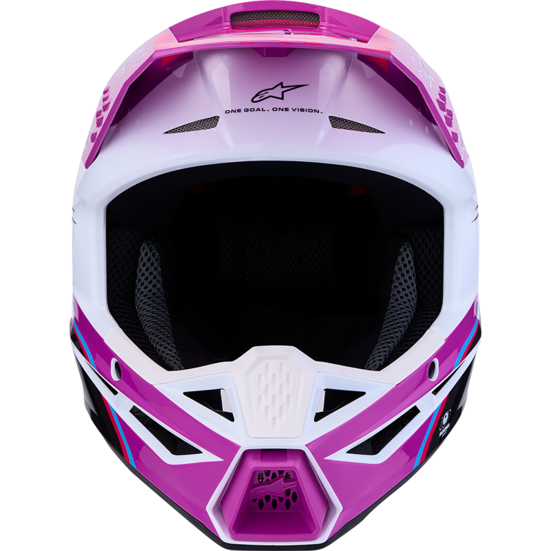 Alpinestars SM3 Youth Helmet - Falcon, Purple/White/Pink, Size M