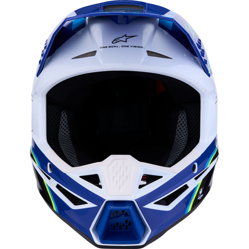 Alpinestars SM3 Youth Helmet - Falcon, Blue/Black/Pink, Size L