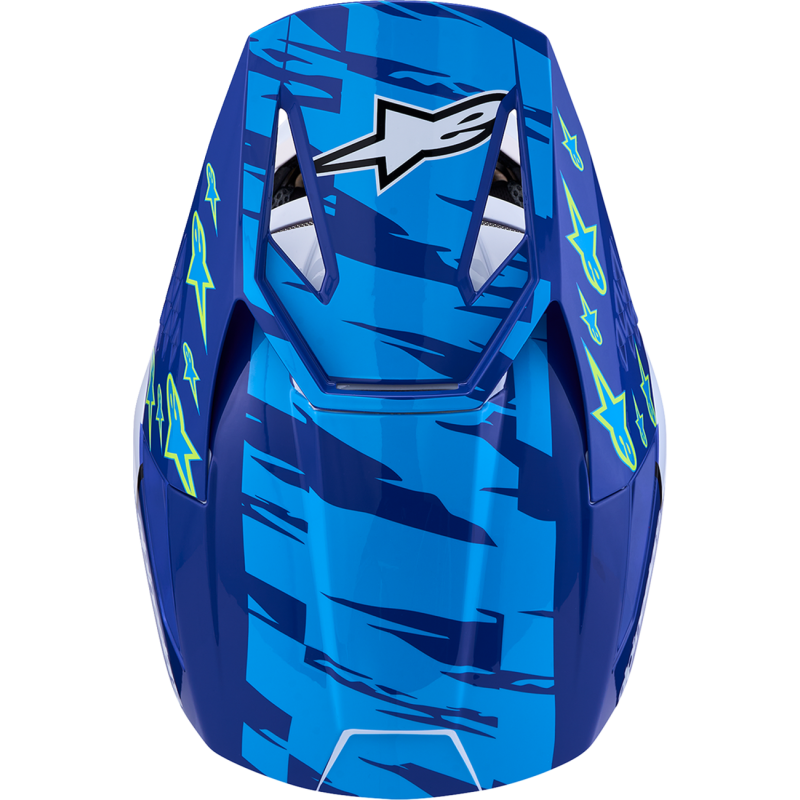 Alpinestars SM3 Youth Helmet - Falcon, Blue/Black/Pink, Size L