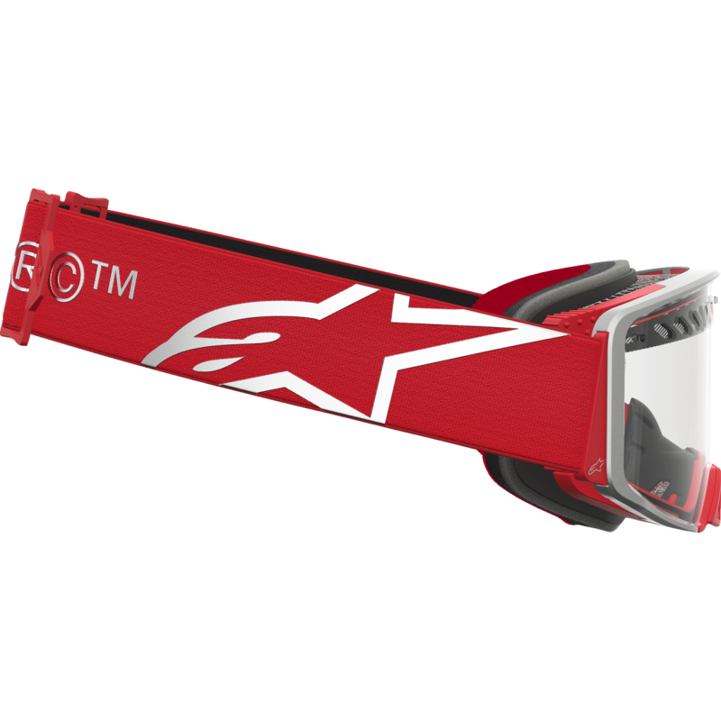 Alpinestars Supertech Goggles - Dura Air Fluid Red/Silver (Clear Lens)