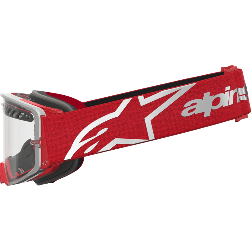 Alpinestars Supertech Goggles - Dura Air Fluid Red/Silver (Clear Lens)