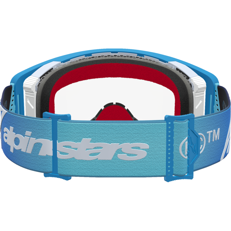 Alpinestars Supertech Goggles - Dura Air Blue Fade/Silver (Clear Lens)