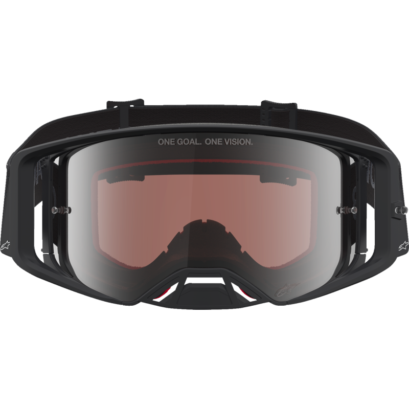 Alpinestars Supertech Goggles - Vesta Black Matte/Silver (Mirror Silver Lens)