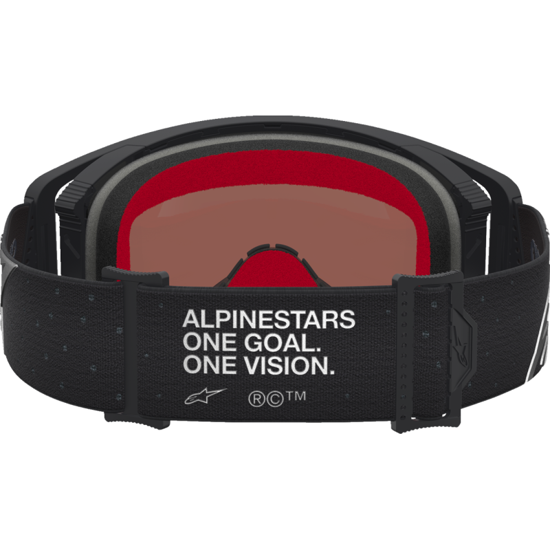 Alpinestars Supertech Goggles - Vesta Black Matte/Silver (Mirror Silver Lens)