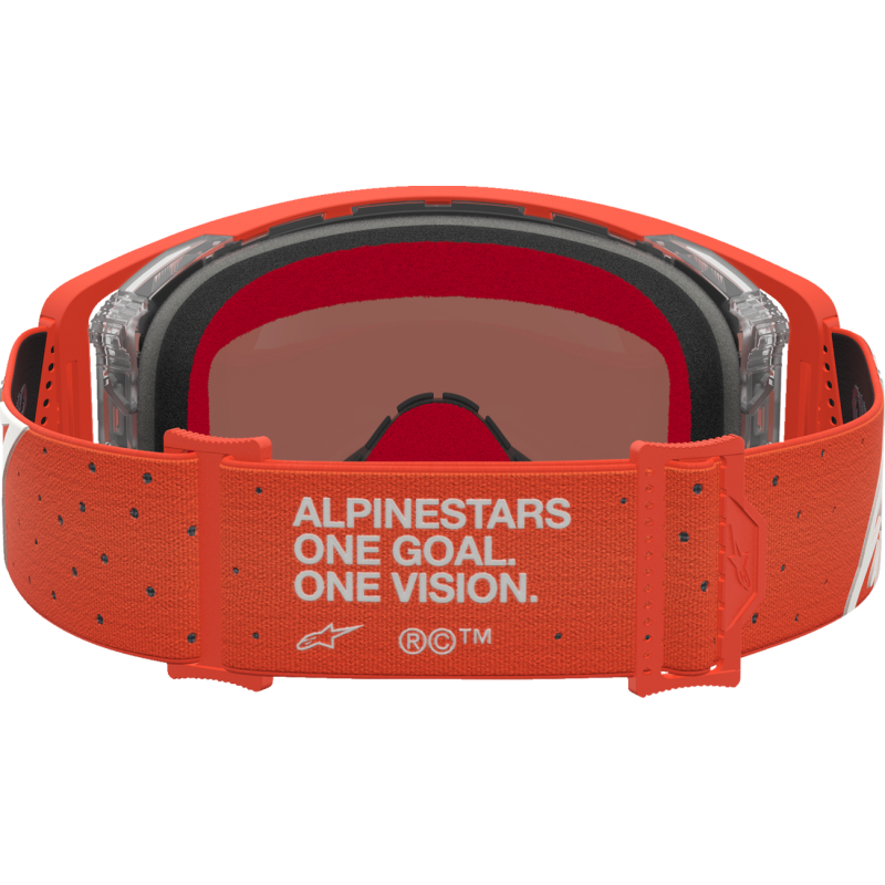 Alpinestars Supertech Goggles - Vesta Orange/Silver (Mirror Silver Lens)