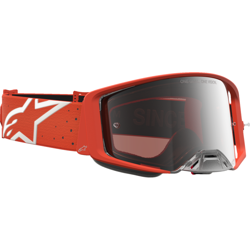 Alpinestars Supertech Goggles - Vesta Orange/Silver (Mirror Silver Lens)