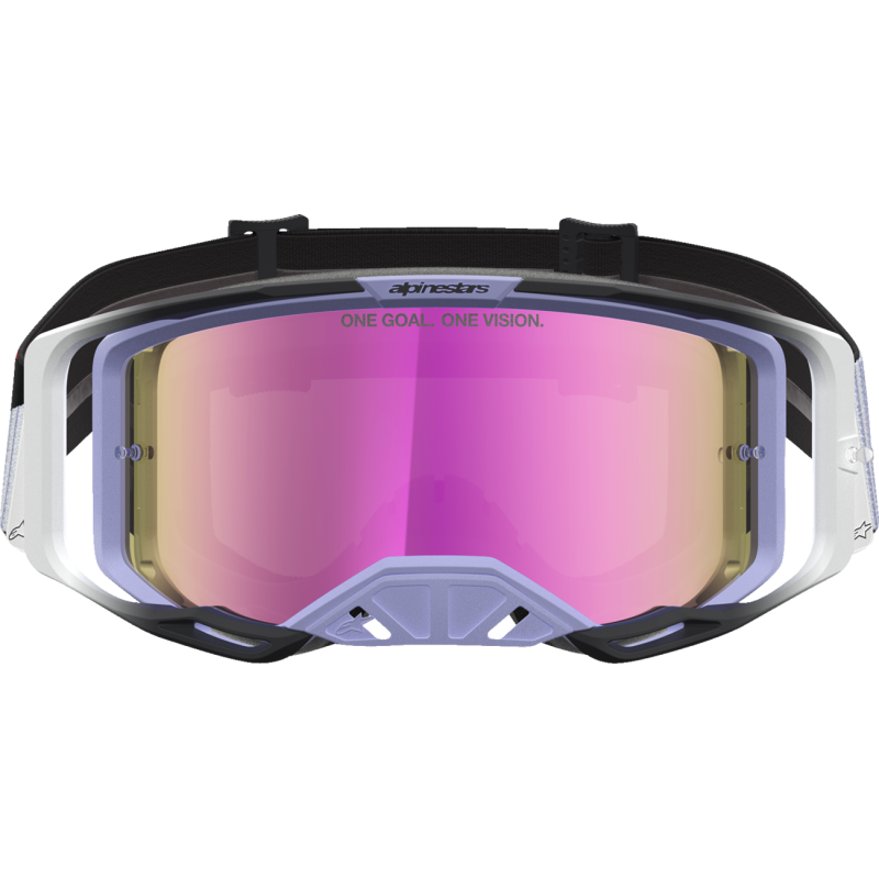 Alpinestars Vision 8 Goggles - Maven Lavender/Black (Mirror Pink Lens)