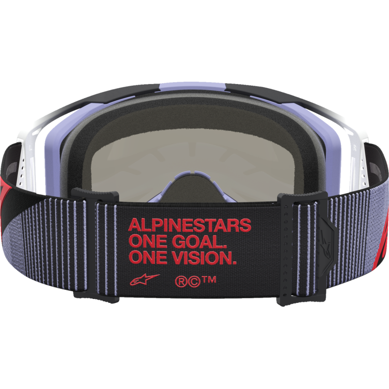 Alpinestars Vision 8 Goggles - Maven Lavender/Black (Mirror Pink Lens)