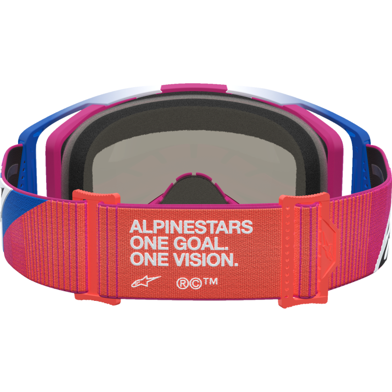 Alpinestars Vision 8 Goggles - Maven Fire Red/Black (Mirror Red Lens)