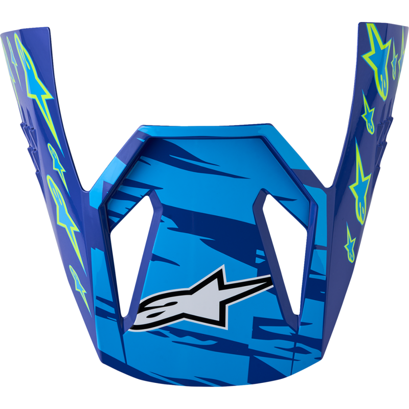 Alpinestars Youth S-M3 Falcon Visor - Blue/Black/Pink/Fluo Yellow