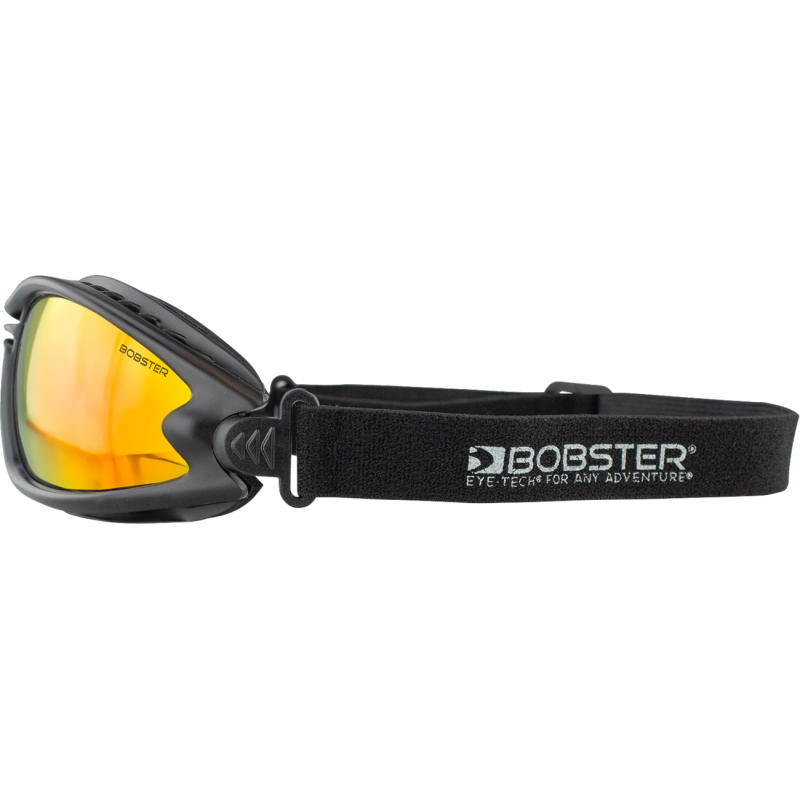 Bobster Ballast Convertible Sunglasses/Goggles - Black/Crimson w/ Red/Yellow Mirror