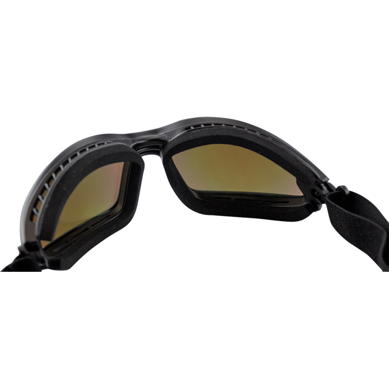 Bobster Ballast Convertible Sunglasses/Goggles - Black/Crimson w/ Red/Yellow Mirror