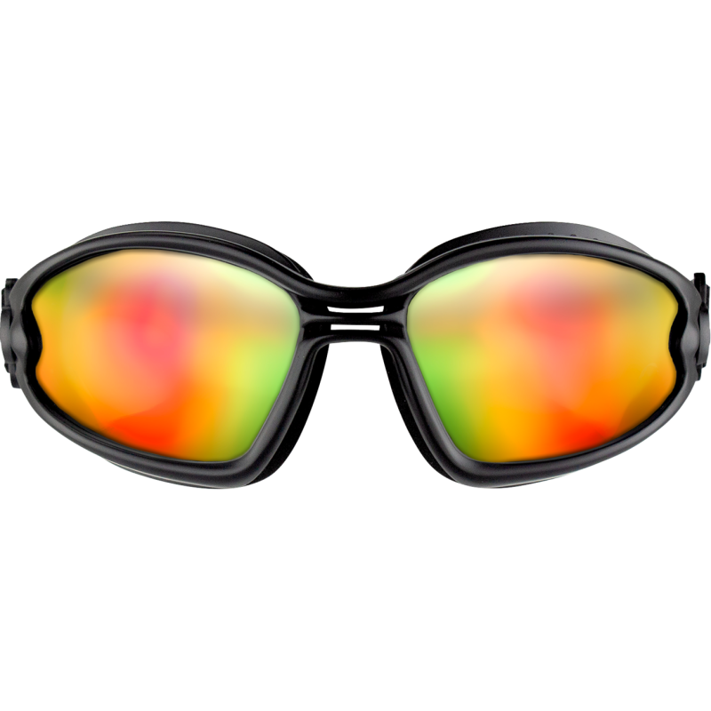 Bobster Ballast Convertible Sunglasses/Goggles - Black/Crimson w/ Red/Yellow Mirror