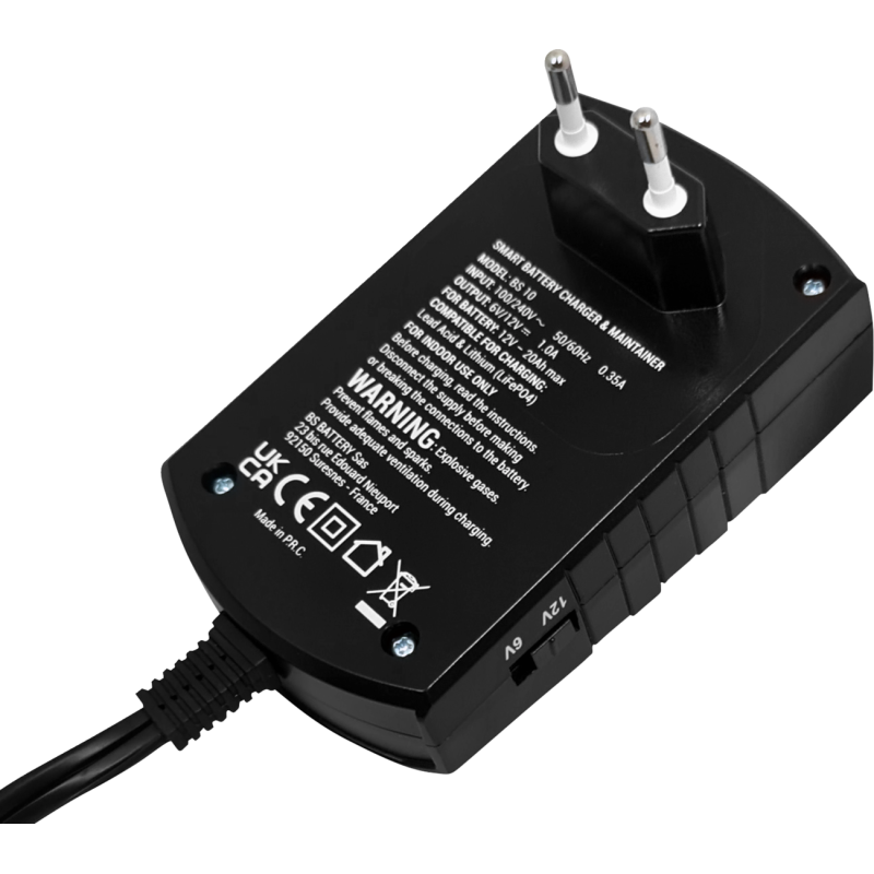 BS Battery BS 10 Smart Battery Charger/Maintainer