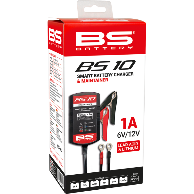 BS Battery BS 10 Smart Battery Charger/Maintainer