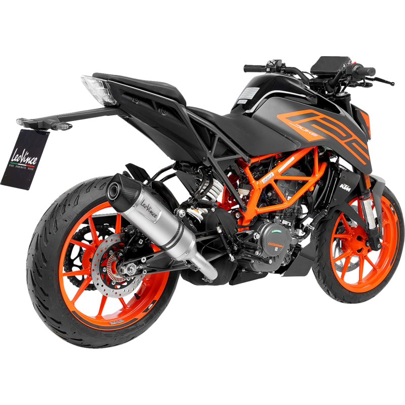 LV One EVO Slip-On, Stainless steel, KTM 390 Duke 21-23