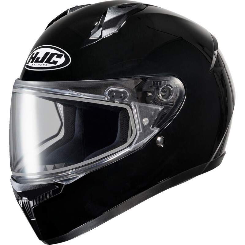 HJC C10 Helmet - Dual-Lens Shield - Black - Size 2X