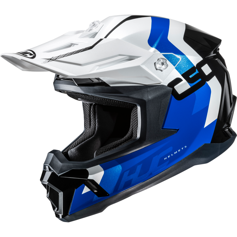 HJC C50 Primal Helmet - Black/Blue, Size XL