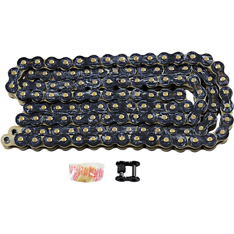 MAX-X 525 Chain, 120 Links, Black/Gold