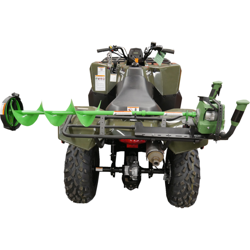 Ice Auger Carrier Mount for ATV Racks