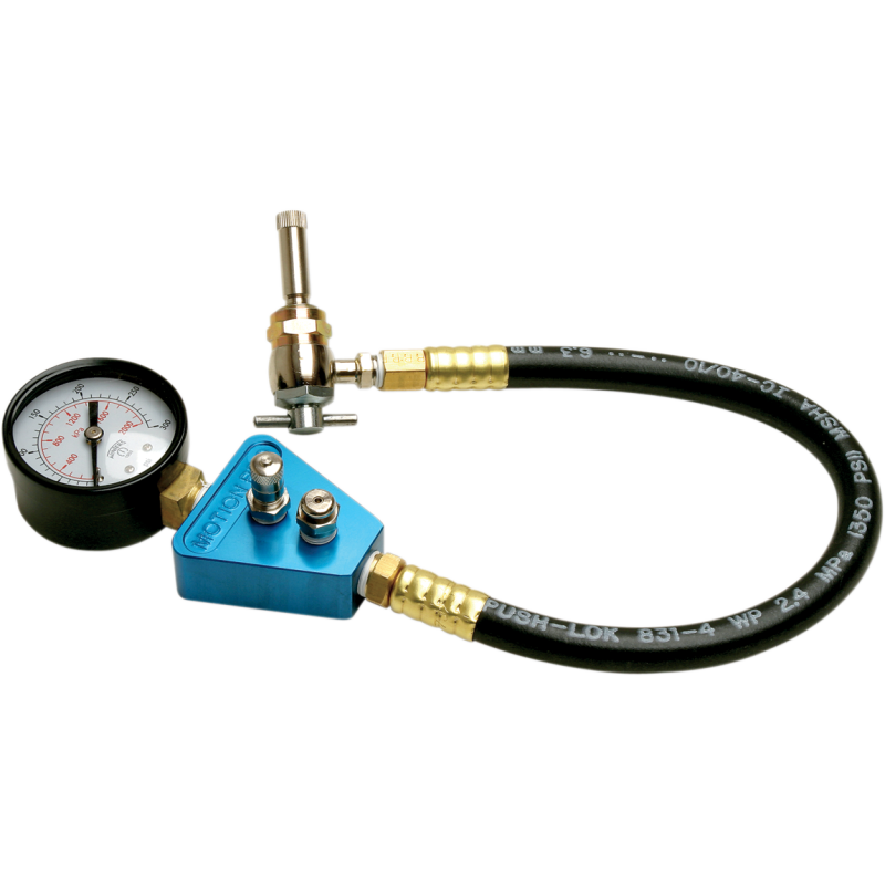 Nitrogen shock gauge and filler