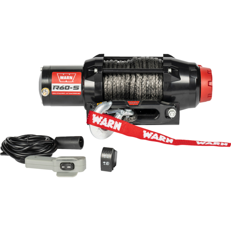 R60-S winch w/ 50' x 1/4" synthetic rope