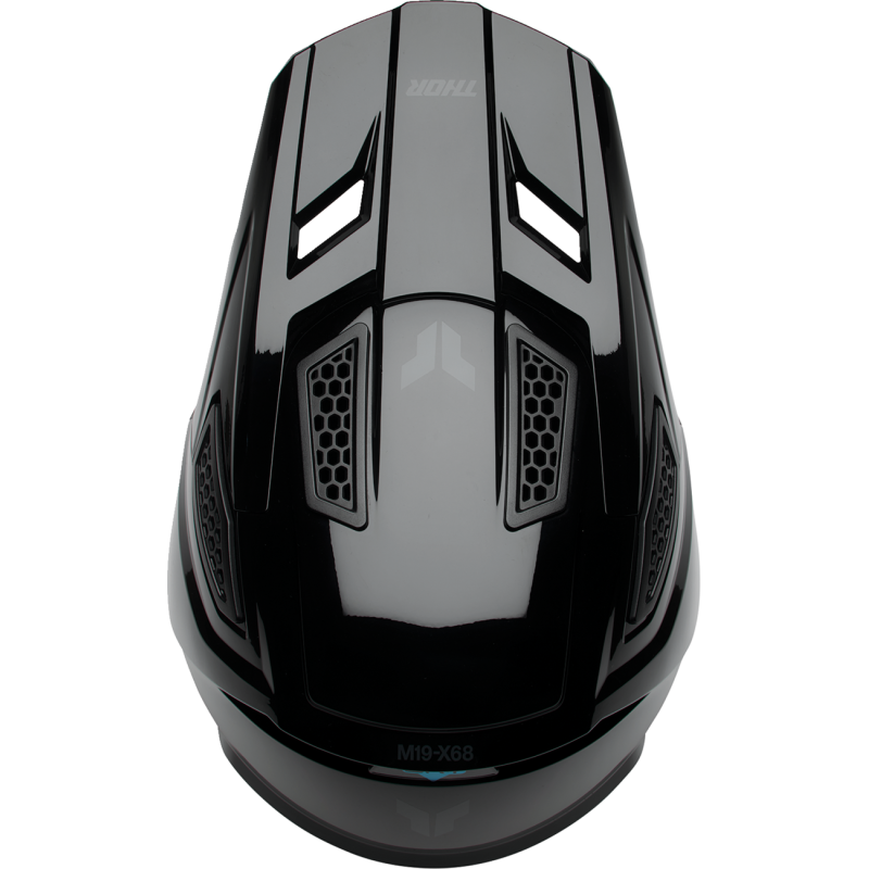 Thor Fleet Helmet - Gloss Blackout - Size S