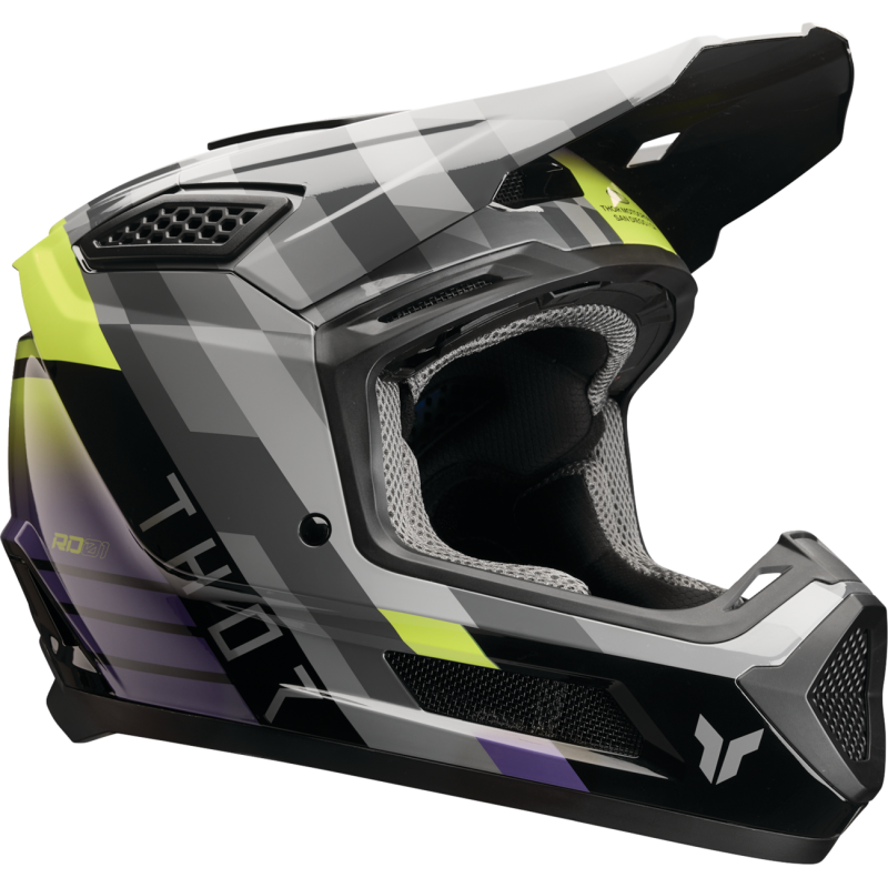 Thor Fleet Helmet - Camber - Black/Purple - Size L