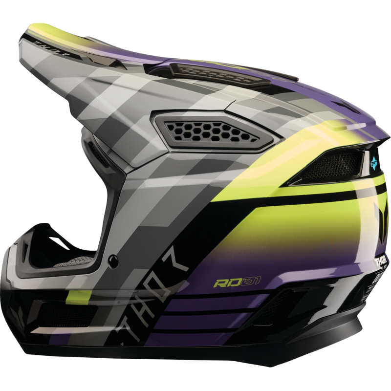 Thor Fleet Helmet - Camber - Black/Purple - Size L
