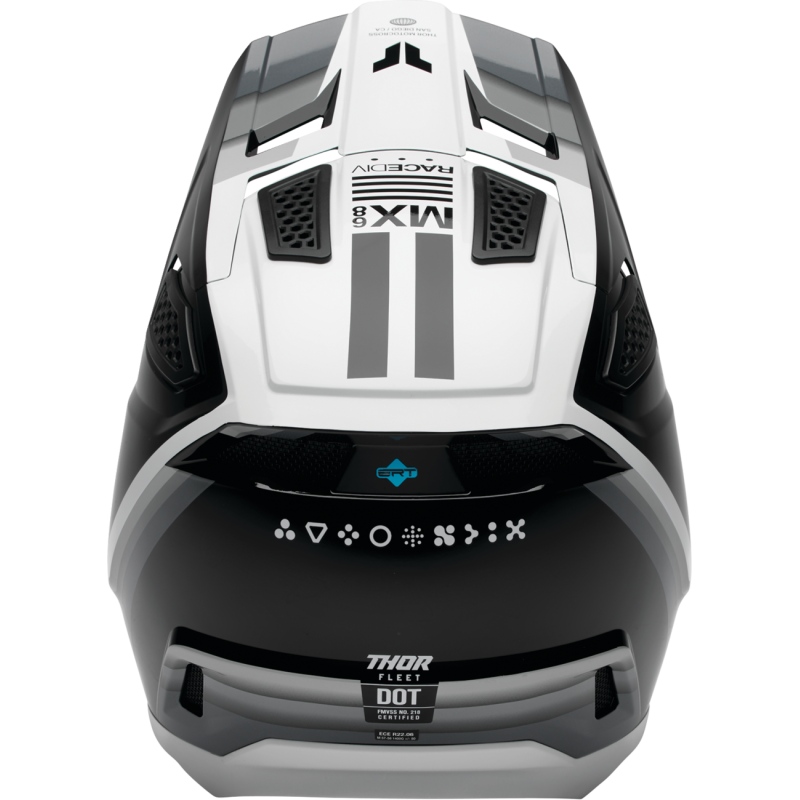 Thor Fleet Helmet - Defy - Black/White - Size S