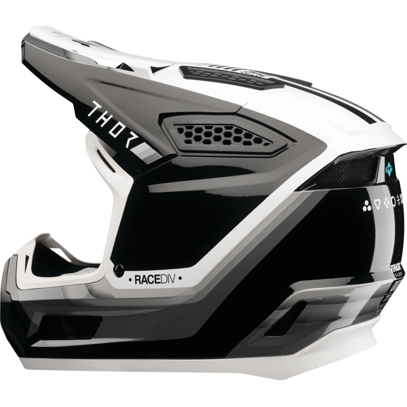 Thor Fleet Helmet - Defy - Black/White - Size L