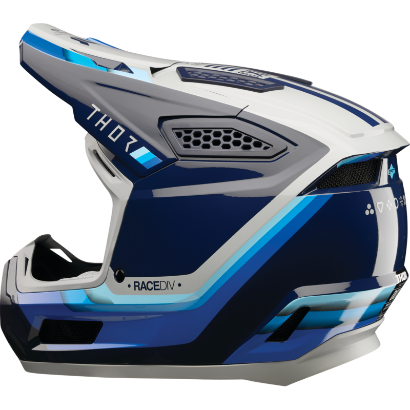 Thor Fleet Helmet - Defy - Blue/Gray - Size M