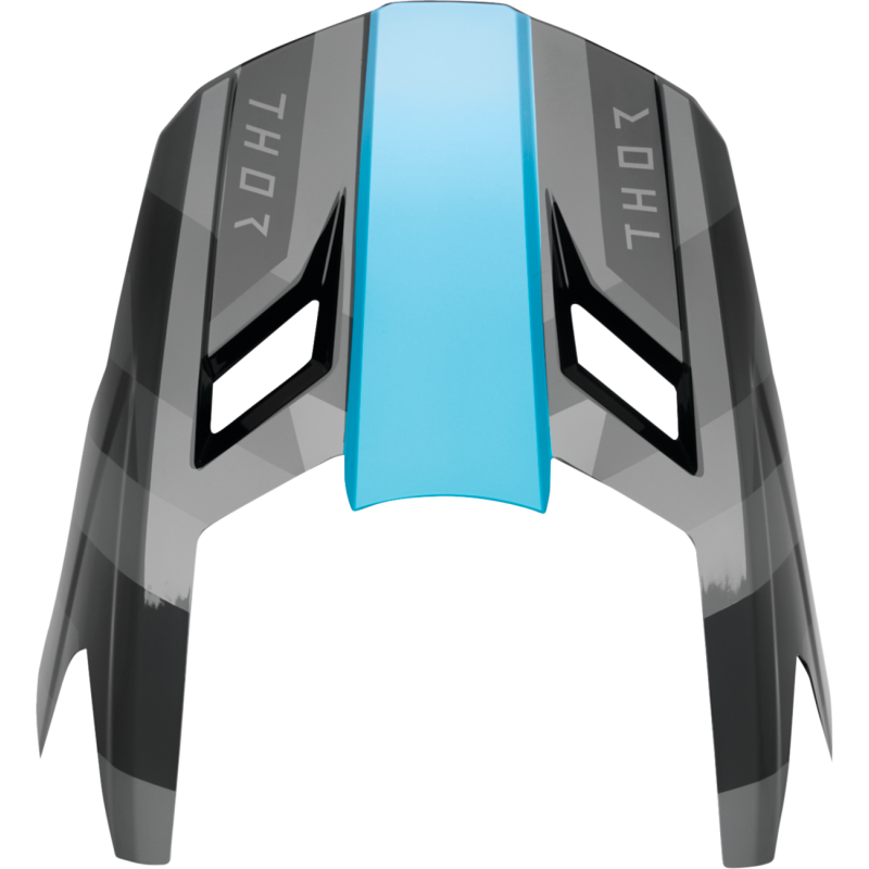 Thor Fleet Visor - Camber, Black/Teal, Size XS-M