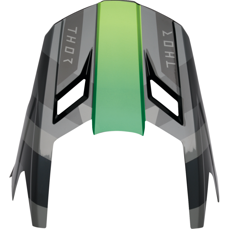 Thor Fleet Youth Visor - Camber, Black/Green