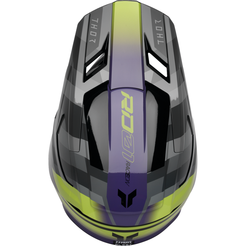 Thor Youth Fleet Helmet - Camber Black/Purple - Size L