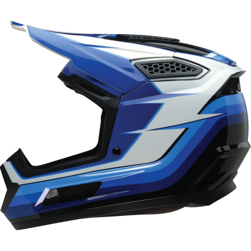 Z1R Dirt Maxx Helmet - Vortex - Blue/White - Size XL