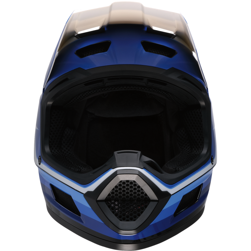 Z1R Dirt Maxx Youth Helmet - Vortex Blue/White - Size S