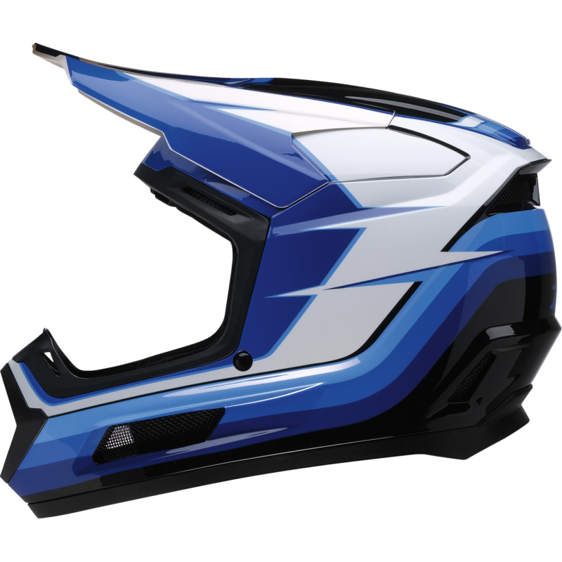 Z1R Dirt Maxx Youth Helmet - Vortex Blue/White - Size L