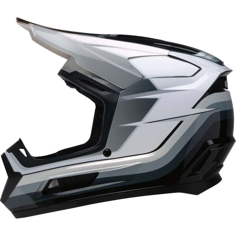 Z1R Dirt Maxx Youth Helmet - Vortex Black/White/Gray - Size M