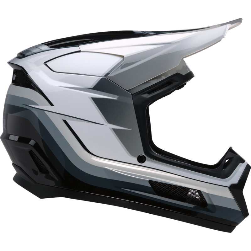 Z1R Dirt Maxx Youth Helmet - Vortex Black/White/Gray - Size M