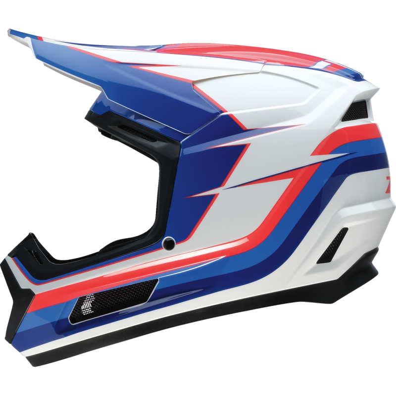 Z1R Dirt Maxx Youth Helmet - Vortex Red/White/Blue - Size S